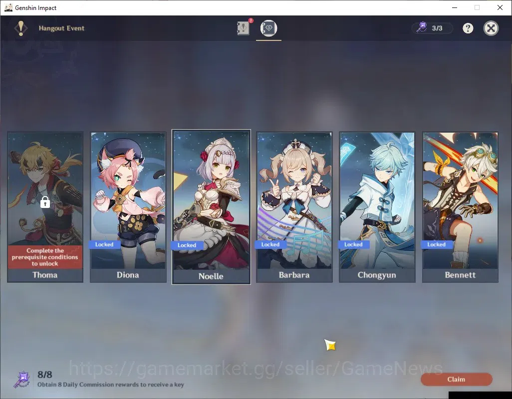 Genshin Impact Accounts ASIA|AR 41|2 Limited + 1 (*5Weapon)|Linnea,Flins|A image 15