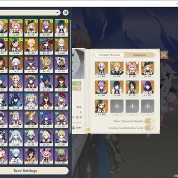 Genshin Impact Accounts Others Asia|AR 55|Rate On|9 Limit + 1(*5
