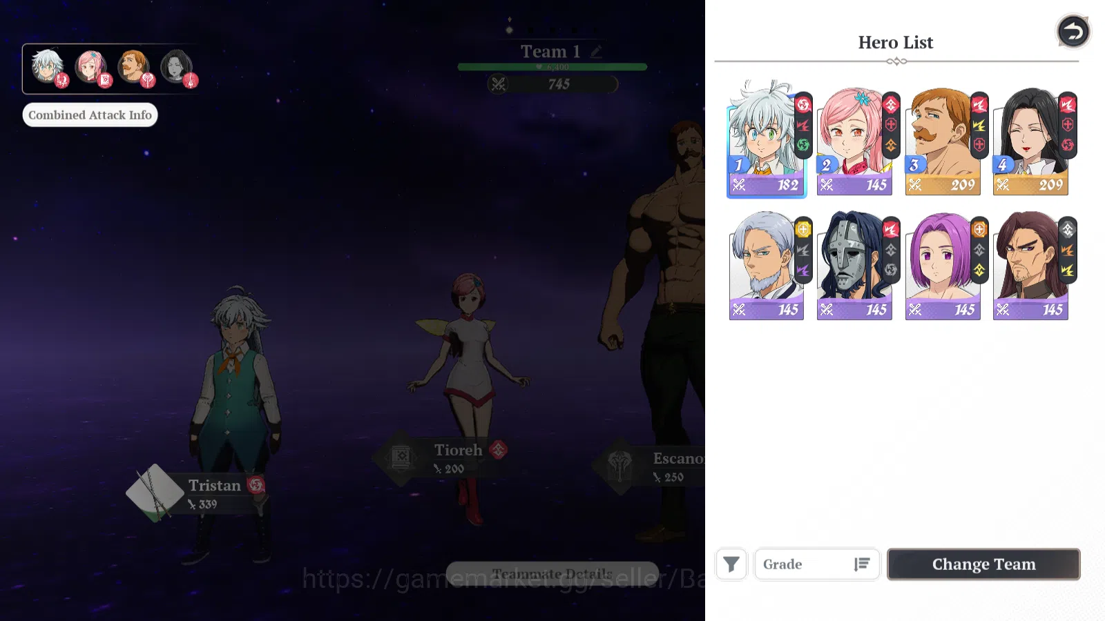 The Seven Deadly Sins: Origin Accounts EUROPE | Fresh Starter Lvl 2 |2 SSR|Guila , Guila  image 4