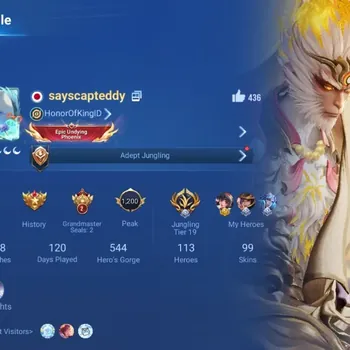 Honor of Kings Accounts Rare Skin Global|113H 99S|Mythic:Kongming|Flawless:Wukong|Precious:Jing [Mikasa]|7 STELLAR|3