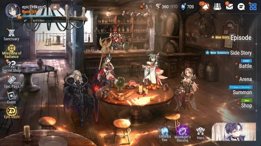 Epic Seven Accounts Global |9 ML(BArunka,LOTScales,Straze,Harsetti,ROL image 1