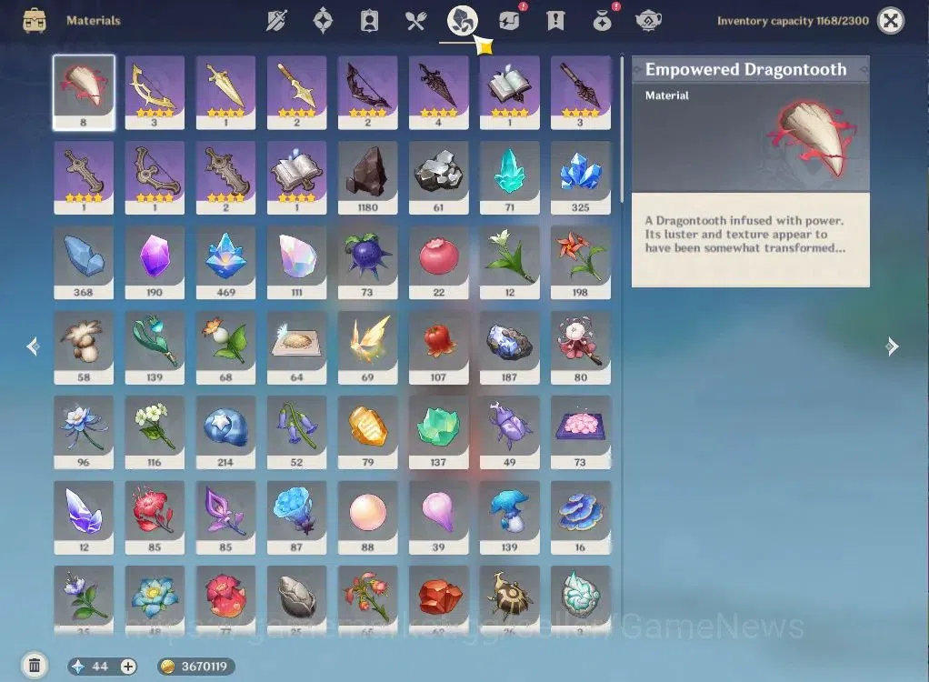 Genshin Impact Accounts ASIA|AR59|PreamTeam Neuvilette|16Limit+7(*5WeP)|Fu image 12