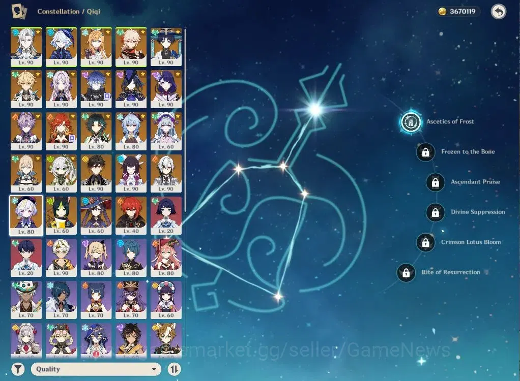 Genshin Impact Accounts ASIA|AR59|PreamTeam Neuvilette|16Limit+7(*5WeP)|Fu image 5
