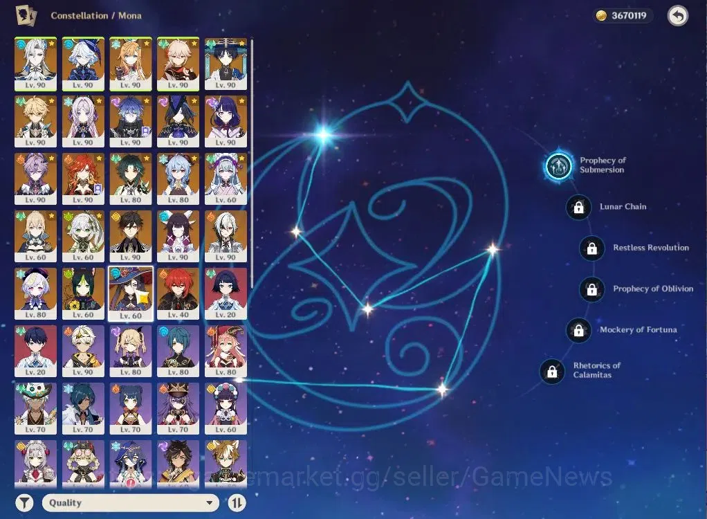 Genshin Impact Accounts ASIA|AR59|PreamTeam Neuvilette|16Limit+7(*5WeP)|Fu image 7