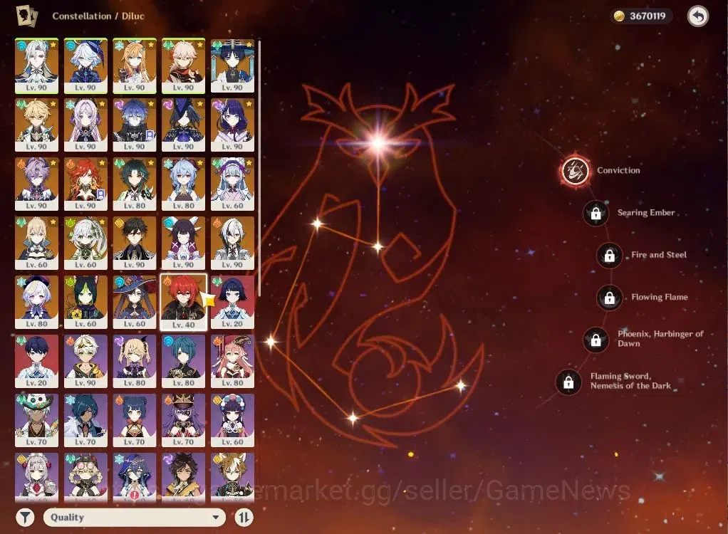 Genshin Impact Accounts ASIA|AR59|PreamTeam Neuvilette|16Limit+7(*5WeP)|Fu image 8