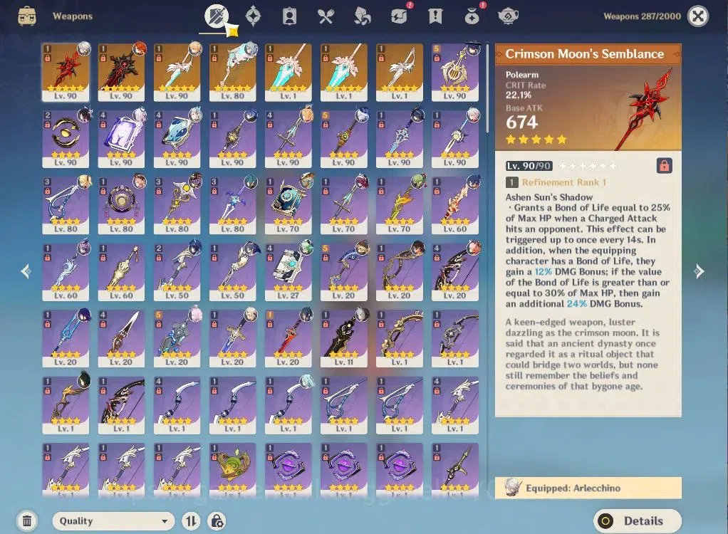 Genshin Impact Accounts ASIA|AR59|PreamTeam Neuvilette|16Limit+7(*5WeP)|Fu image 9