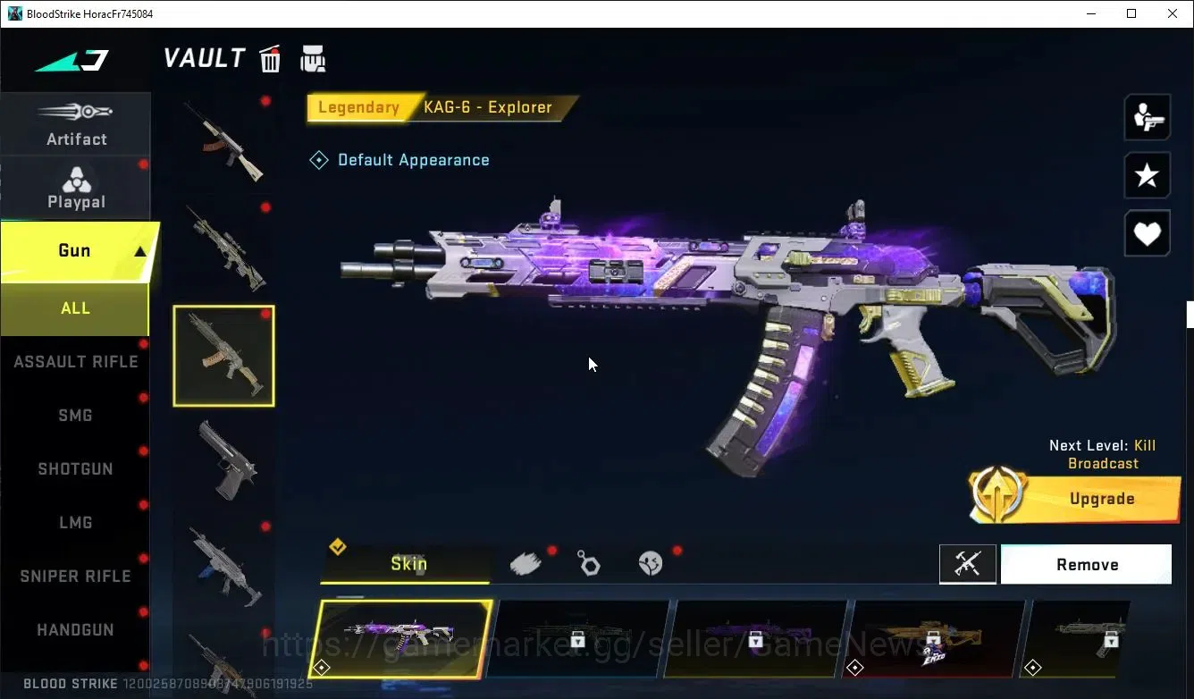 Blood Strike Accounts ASIA|Starter ETERNAL Lv2 AUG - Empyrean+ 2 Legenda image 6