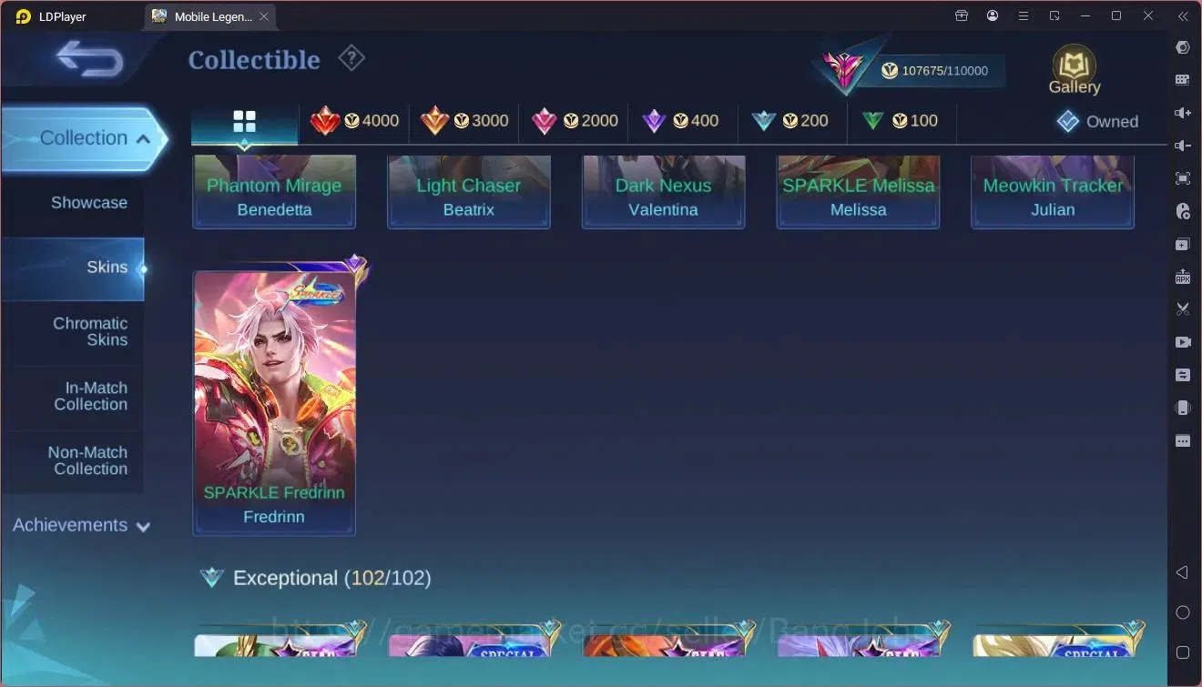 Mobile Legends: Bang Bang Accounts GLOBAL Hero 132 Skin 399|Legend Lunox|Neobeasts Ph image 2