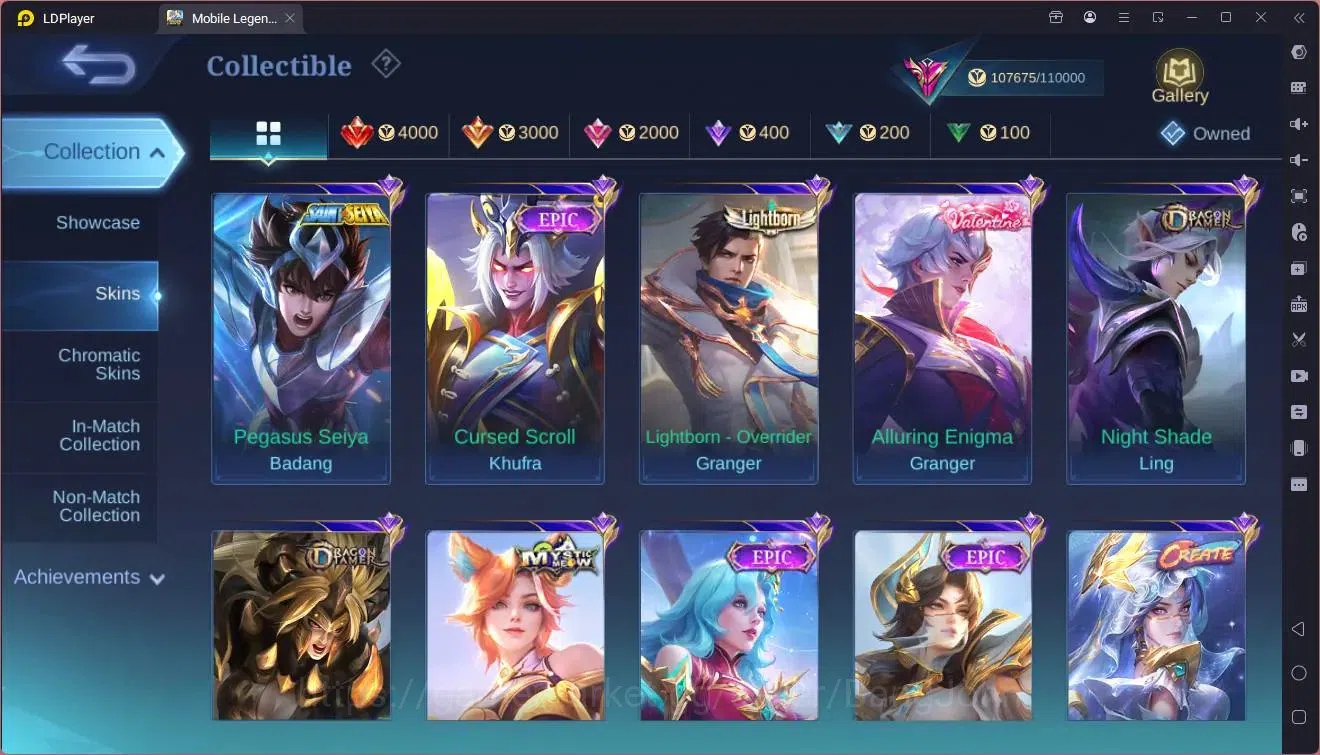 Mobile Legends: Bang Bang Accounts GLOBAL Hero 132 Skin 399|Legend Lunox|Neobeasts Ph image 5