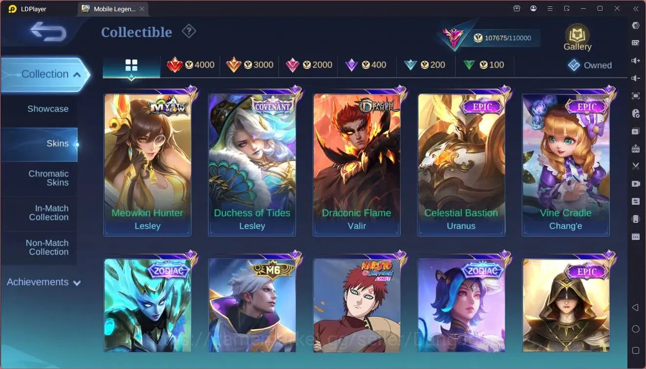 Mobile Legends: Bang Bang Accounts GLOBAL Hero 132 Skin 399|Legend Lunox|Neobeasts Ph image 8