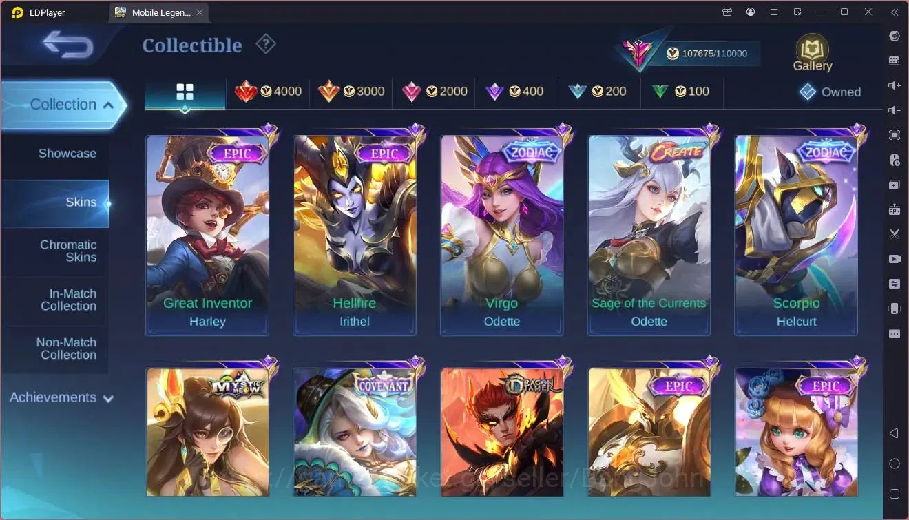 Mobile Legends: Bang Bang Accounts GLOBAL Hero 132 Skin 399|Legend Lunox|Neobeasts Ph image 9