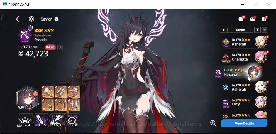 StarSavior Accounts Global|Lv 57|WellBuild,23 SSR 8 TopTier[(AsherahWa image 3