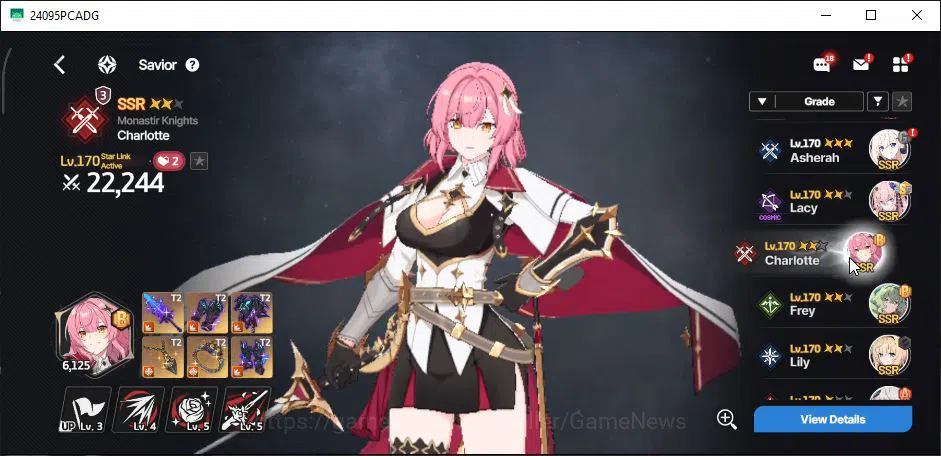 StarSavior Accounts Global|Lv 57|WellBuild,23 SSR 8 TopTier[(AsherahWa image 5