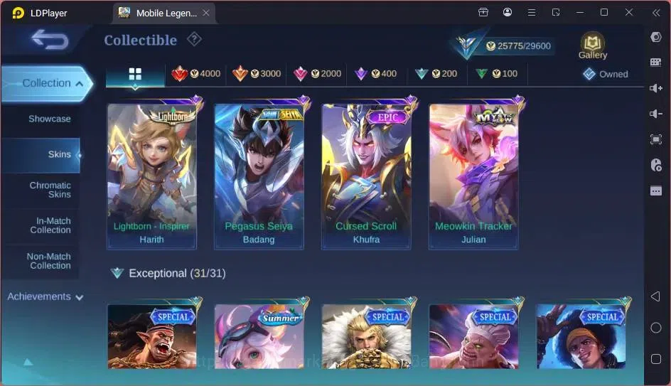 Mobile Legends: Bang Bang Accounts Global|Skin 123|Expert|Collab Badang+Vale|Lightbor image 5