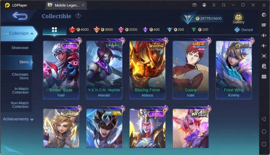 Mobile Legends: Bang Bang Accounts Global|Skin 123|Expert|Collab Badang+Vale|Lightbor image 6