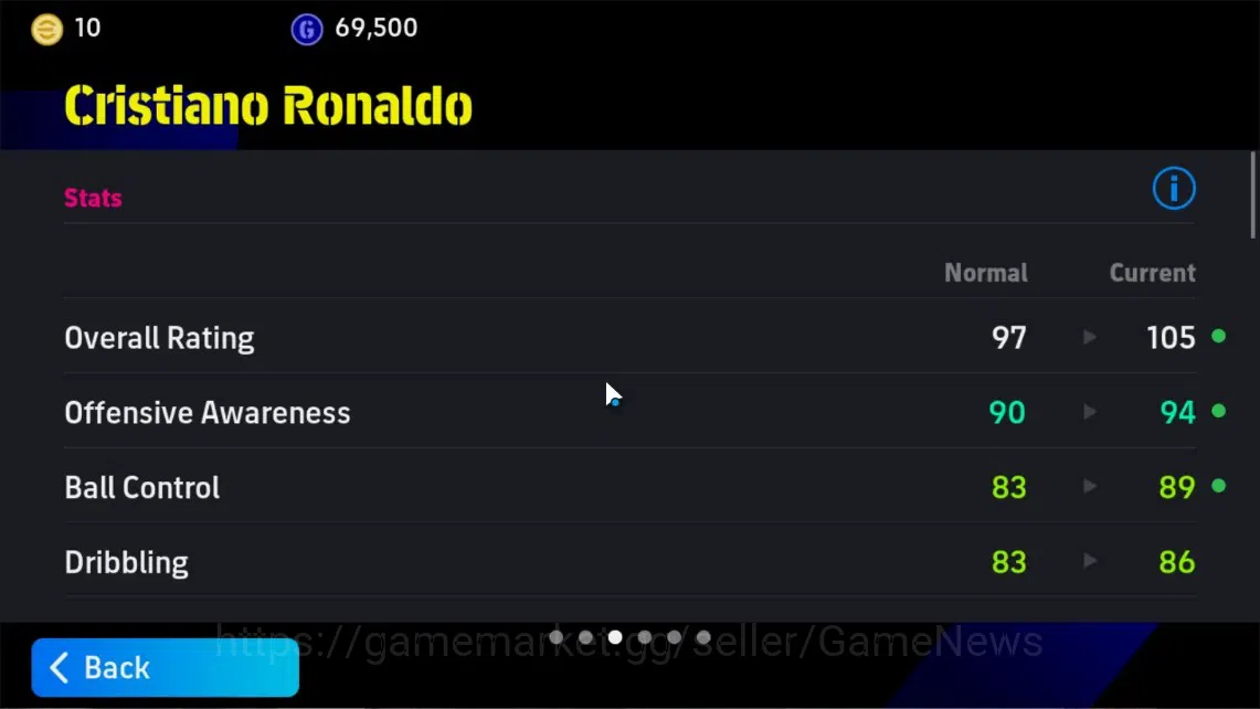 eFootball Accounts Legends & Iconic Players Android|Epic Cristiano Ronaldo,Steven Gerrard,Andriy Shevchenko,Show Time Lamine 7