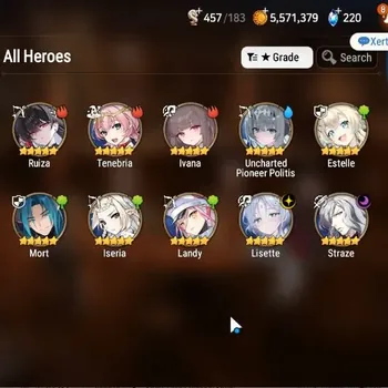 Epic Seven Accounts Starter Global|Unverif|Fresh Starter 2 ML(Lisette,Straze)UP Politis,Estele,Ruiza|PoH+Bless ON|Theater