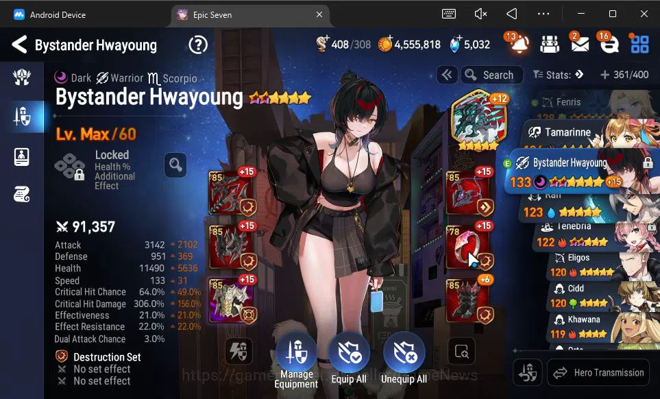 Epic Seven Accounts GLOBAL Unverif|11 ML(Salome,LOT Scales,BYSHwayoung image 4