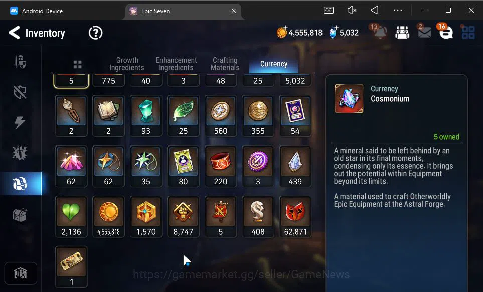 Epic Seven Accounts GLOBAL Unverif|11 ML(Salome,LOT Scales,BYSHwayoung image 8