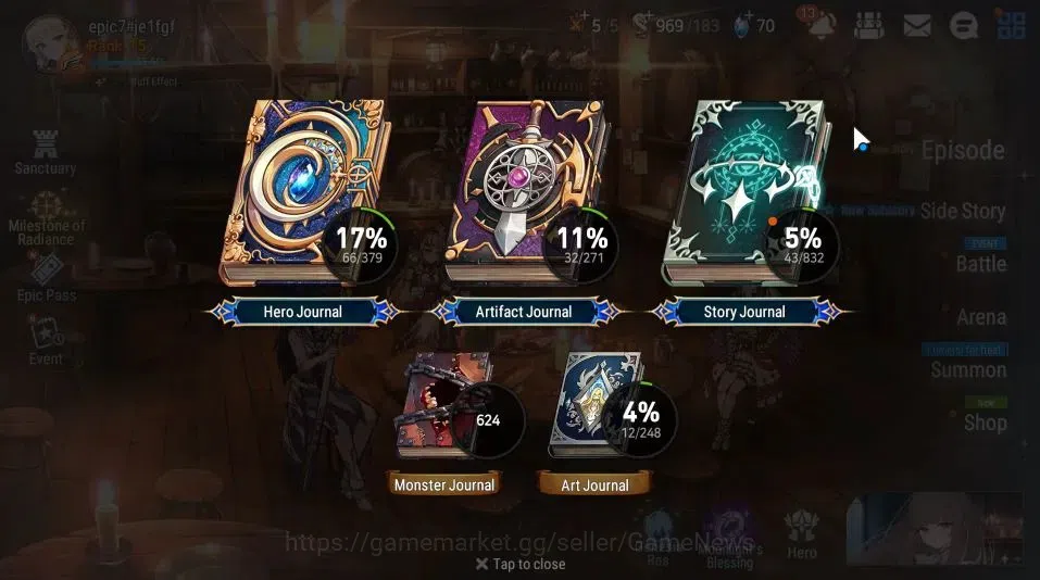 Epic Seven Accounts GLOBAL Unverif|New Era|3 ML[NM Luna,SBaal&Sezan,WO image 3