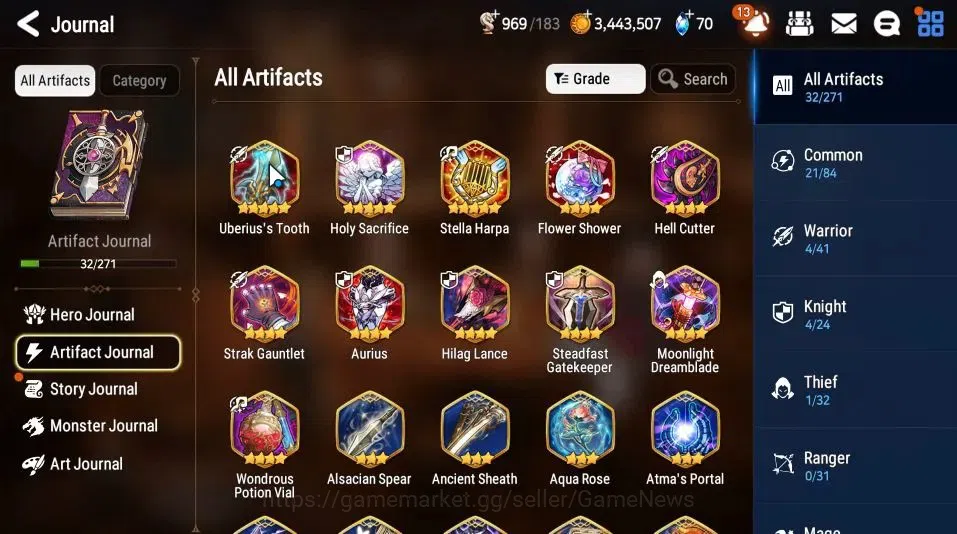 Epic Seven Accounts GLOBAL Unverif|New Era|3 ML[NM Luna,SBaal&Sezan,WO image 4