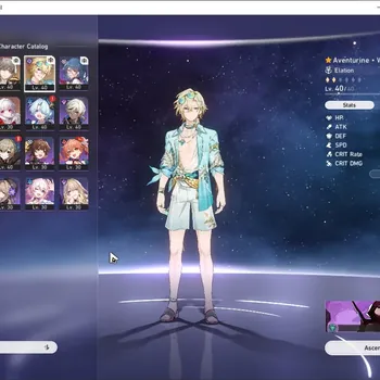 Honkai Star Rail Accounts Others Asia|TL 26|2 Limited Aventurine Waveflair & Gilgamesh + 1 Standard Clara|Male