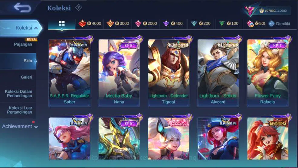 Mobile Legends: Bang Bang Accounts Others Hero 126 | Skin 301 | Legend Franco,  Aspirant Layla+Ruby, KOF Dyrroth, Collector 14