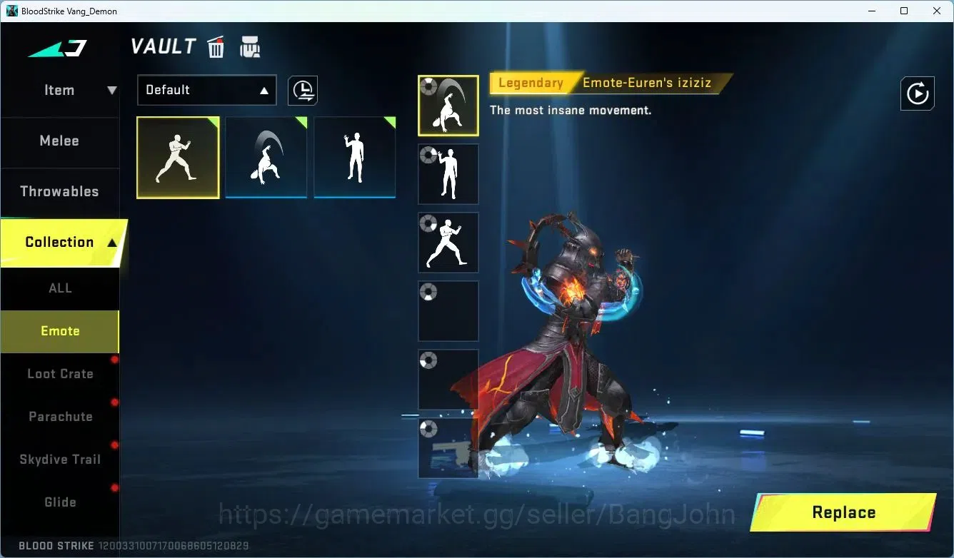 Blood Strike Accounts ASIA | 2 Collab Skins | 1 Legendary Skins | 7 Lege image 10