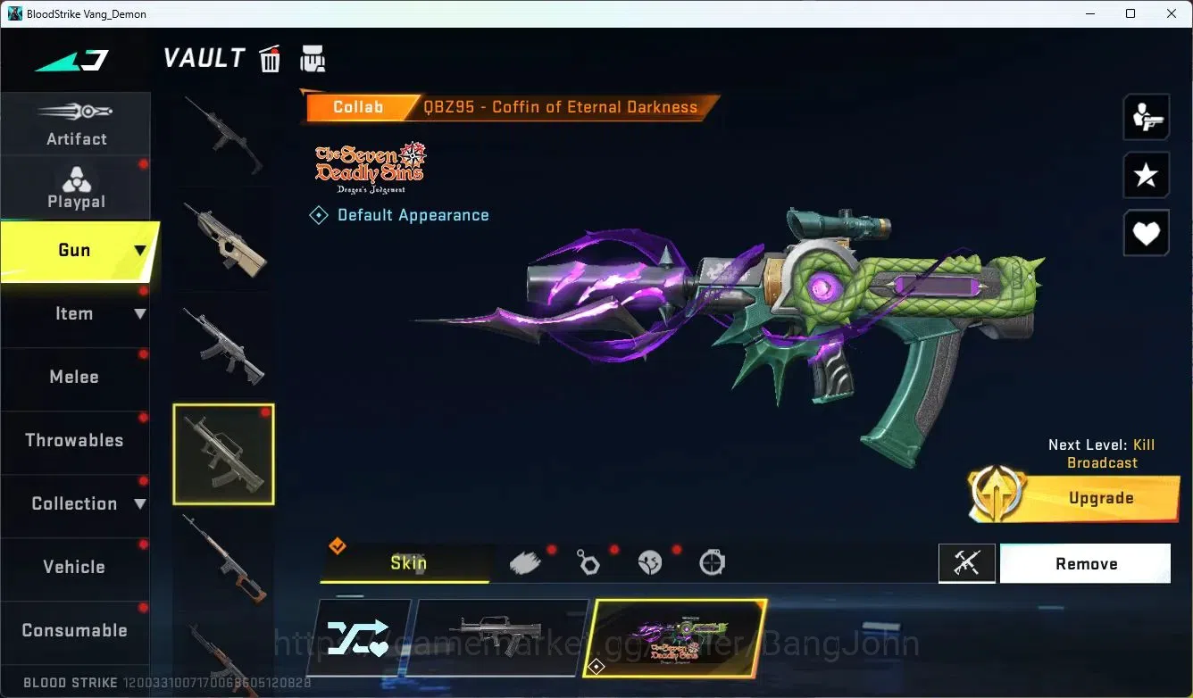 Blood Strike Accounts ASIA | 2 Collab Skins | 1 Legendary Skins | 7 Lege image 14