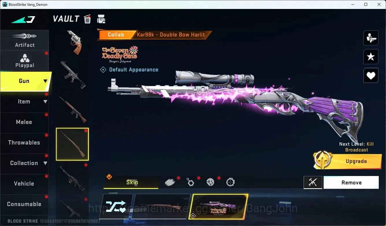Blood Strike Accounts ASIA | 2 Collab Skins | 1 Legendary Skins | 7 Lege image 16