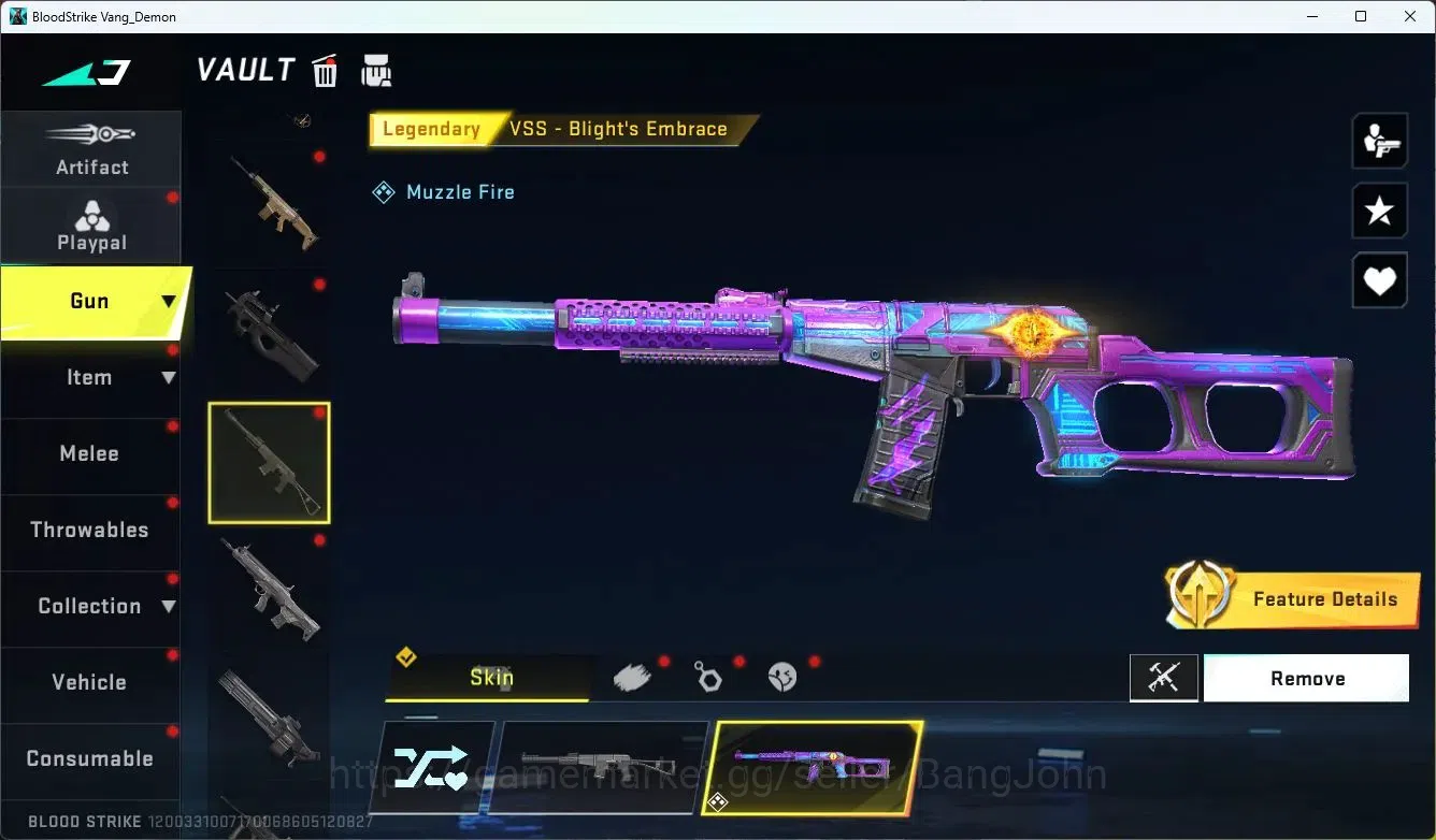 Blood Strike Accounts ASIA | 2 Collab Skins | 1 Legendary Skins | 7 Lege image 17