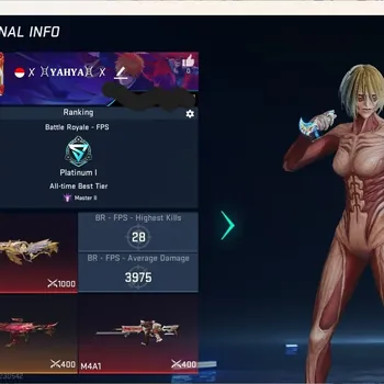 Blood Strike Accounts Collab Skin ASIA | 1 ETERNAL:INP-9 Golden Elegy|6 Ultra Guns|5 Collab:AOT/EVA/Bleach/Enzo|Talon