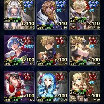 Last Cloudia Accounts Mid‑Game GLOBAL|Rank 20|Colab ReZero,ToV (Yule Rem,Emilia,Yuri Lowel)+(G Lilaha,KoG Mauna,Kanon