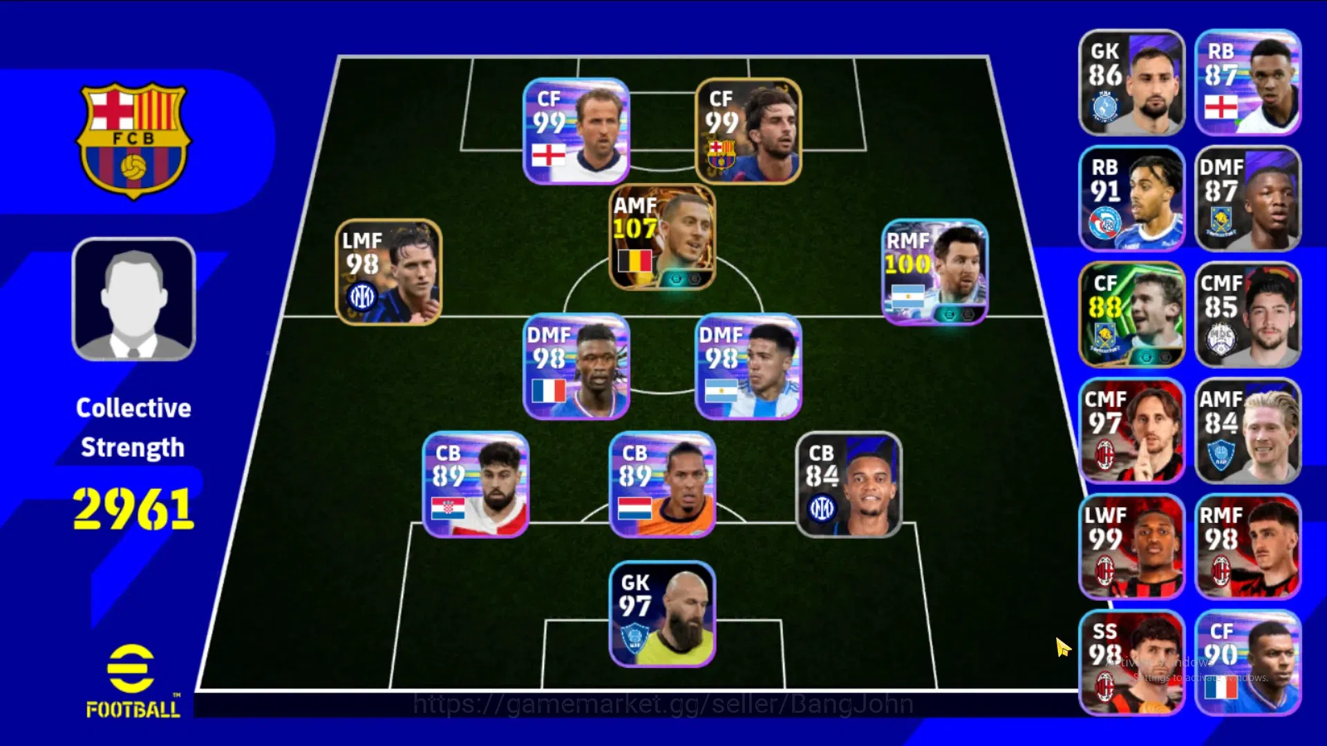 eFootball Accounts ANDROID|PW 2961|Hazard BigTime New, Andry Shevchen image 4