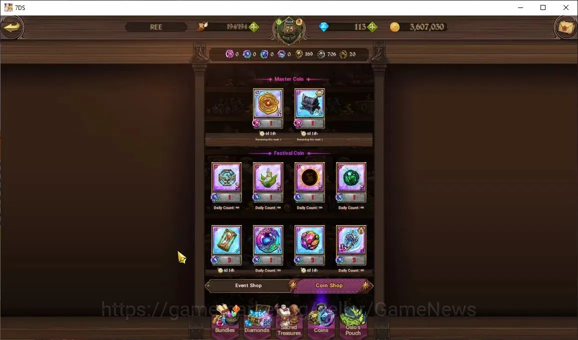 The Seven Deadly Sins: Grand Cross Accounts Global|3M CC|113 DM|4 LR+5 UR+Collab ReZero|S&B6/6 image 14