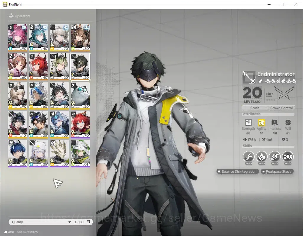 Arknights: Endfield Accounts ASIA|Lv 53|4k Ars|5 SSR (3 Limited) + 10 (*6 Weapo image 1