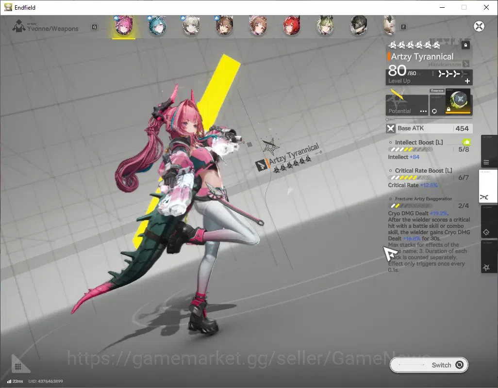 Arknights: Endfield Accounts ASIA|Lv 53|4k Ars|5 SSR (3 Limited) + 10 (*6 Weapo image 3