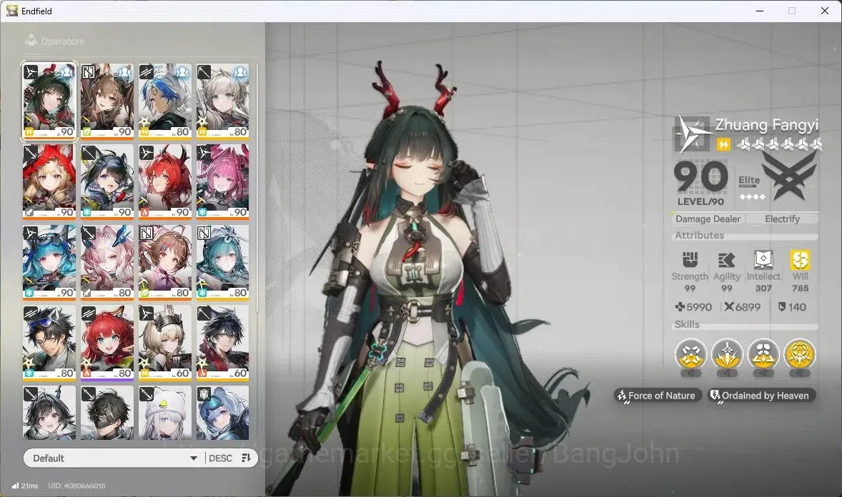 Arknights: Endfield Accounts ASIA | Lv 60|7 Limit+ 5 Sign (Z.Fangyi,Rossi,Tangt image 3