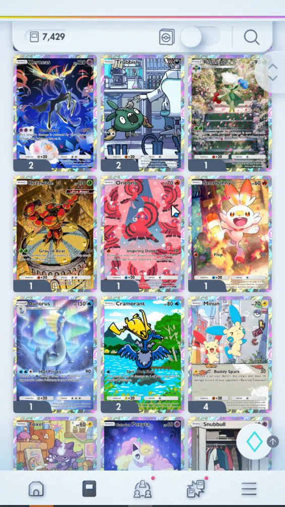 Pokémon TCG Pocket Accounts EN 7K+ Card|111EX|2 Crown (Mantyke) 26Shiny|MEGA D image 12
