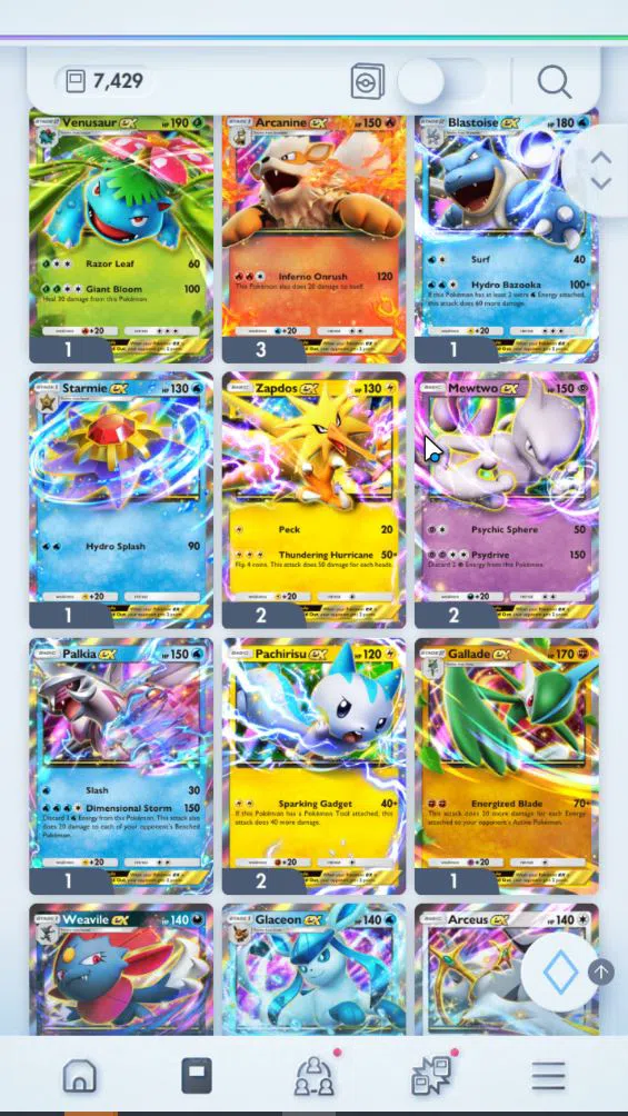 Pokémon TCG Pocket Accounts EN 7K+ Card|111EX|2 Crown (Mantyke) 26Shiny|MEGA D image 14