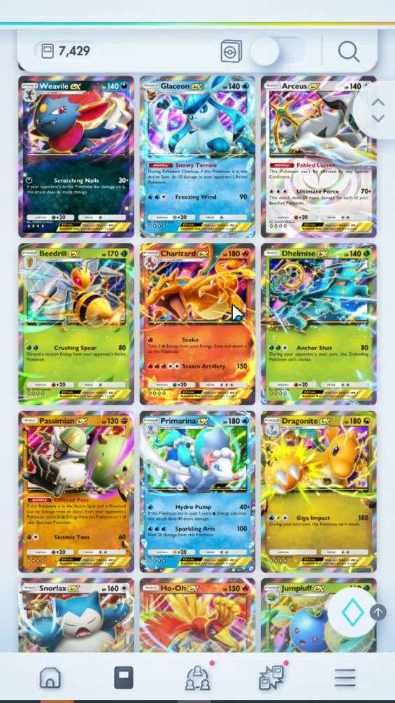 Pokémon TCG Pocket Accounts EN 7K+ Card|111EX|2 Crown (Mantyke) 26Shiny|MEGA D image 15