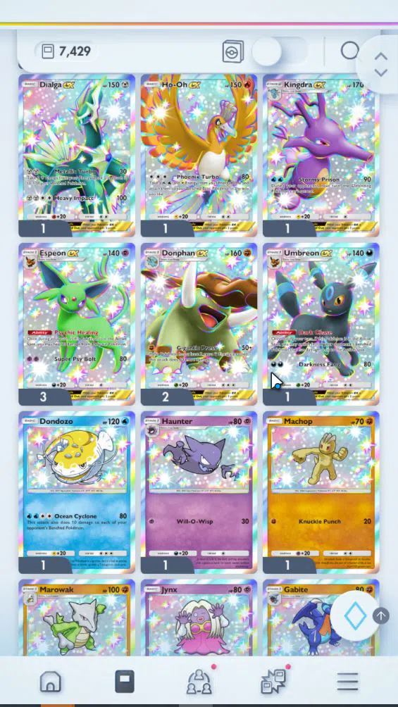 Pokémon TCG Pocket Accounts EN 7K+ Card|111EX|2 Crown (Mantyke) 26Shiny|MEGA D image 2