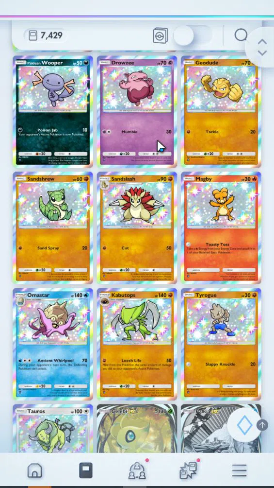 Pokémon TCG Pocket Accounts EN 7K+ Card|111EX|2 Crown (Mantyke) 26Shiny|MEGA D image 3