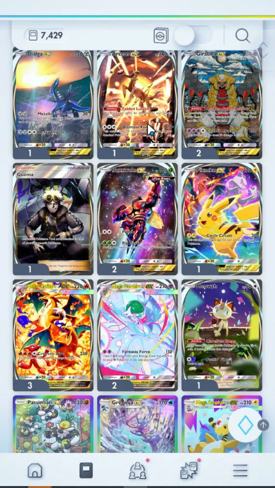 Pokémon TCG Pocket Accounts EN 7K+ Card|111EX|2 Crown (Mantyke) 26Shiny|MEGA D image 4