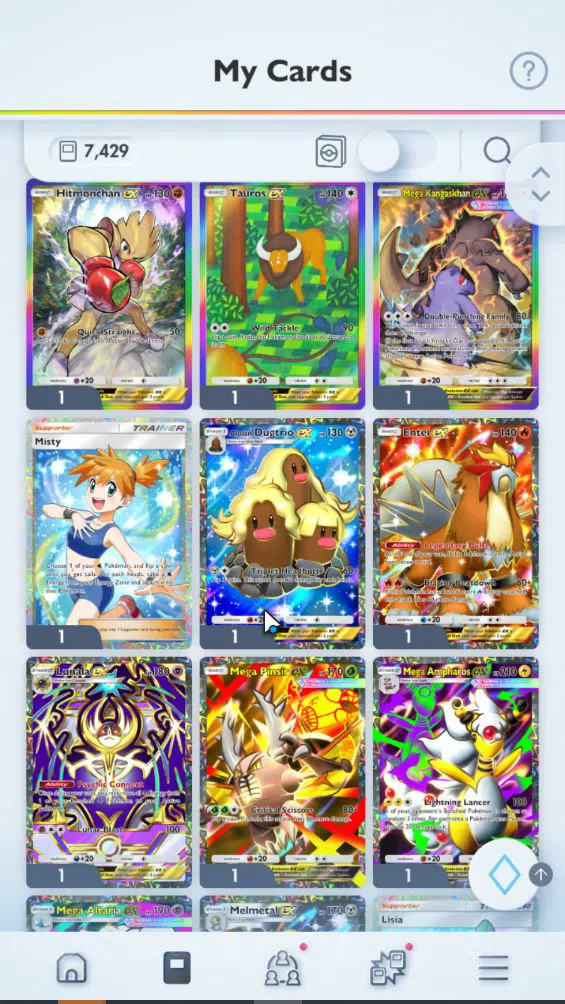 Pokémon TCG Pocket Accounts EN 7K+ Card|111EX|2 Crown (Mantyke) 26Shiny|MEGA D image 5