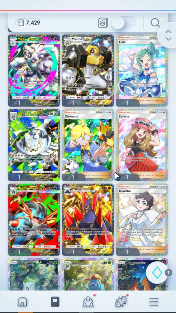 Pokémon TCG Pocket Accounts EN 7K+ Card|111EX|2 Crown (Mantyke) 26Shiny|MEGA D image 6