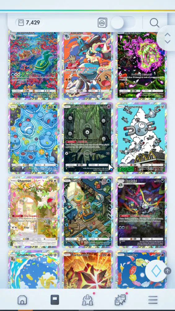 Pokémon TCG Pocket Accounts EN 7K+ Card|111EX|2 Crown (Mantyke) 26Shiny|MEGA D image 8