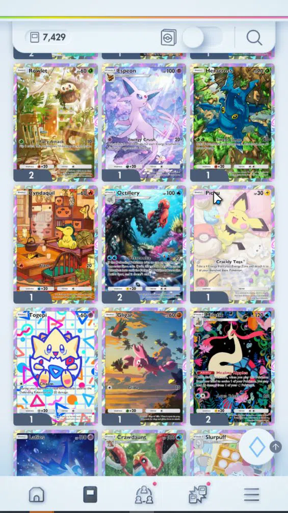 Pokémon TCG Pocket Accounts EN 7K+ Card|111EX|2 Crown (Mantyke) 26Shiny|MEGA D image 9