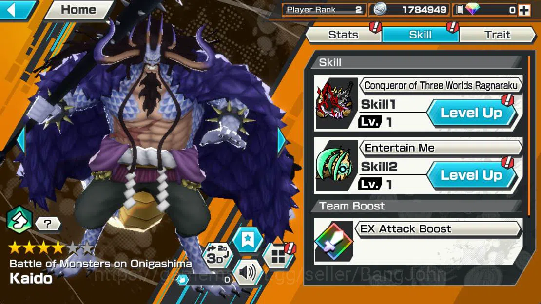 One Piece Bounty Rush Accounts GLOBAL|EX 3| BP kuzan, Become king D luffy, Onigha image 10
