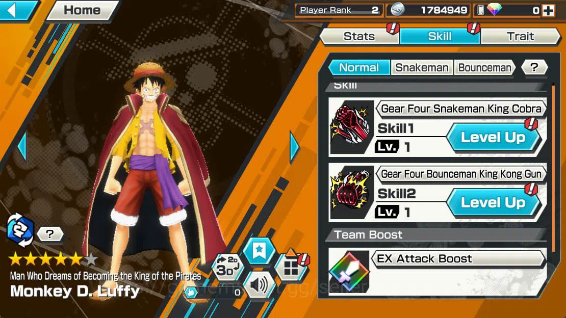 One Piece Bounty Rush Accounts GLOBAL|EX 3| BP kuzan, Become king D luffy, Onigha image 8